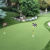Checkered Golf Flags with Tube Inserted,8 L x 6H Mini Putting Green Flags for Yard Indoor Outdoor Backyard Garden, 420D Nylon Pin Flag (Blue/White,3sets) view 4