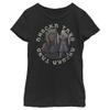 The Mandalorian Girl's Star Wars Ahsoka Tano Circle T-Shirt - Black - Large view 1