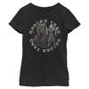 The Mandalorian Girl's Star Wars Ahsoka Tano Circle T-Shirt - Black - Large view 2
