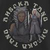 The Mandalorian Girl's Star Wars Ahsoka Tano Circle T-Shirt - Black - Large view 3