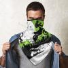 Motocross Dirt Bike Scarf Mask Bandana Windproof Face Cover, Neck Gaiter Balaclava Face Mask Head Wrap for Fishing Hiking Running Cycling Sun Dust Protection Outdoor Black view 4