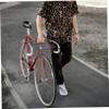 Front Bike Basket with Lid Bike Rear Storage Basket Container Organizer (Black) view 4