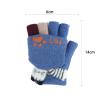Kids Boys Girls Ski Gloves Warm Waterproof Snow Cycling Riding Toddlers Mittens (Blue1) view 4