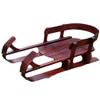 DANADESK Infant sled for Snow, Wood Toddler to-Boggan Children ski Solid Wooden Sleigh Sledge Grass Skiing for Kids-B view 1