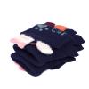 Kids Boys Girls Ski Gloves Warm Waterproof Snow Cycling Riding Toddlers Mittens (Navy Blue1) view 3