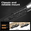 TOUGHSOUL Mlok Picatinny Tactical Flashlight 1250 Lumens, Rechargeable Flashlight with Remote Pressure Switch LED Light with Rechargeable Batteries and Charger Included (Picatinny Mounted) view 3