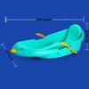 DANADESK Plastic sled, Double Toboggan sled Sledding Board seat Cold-Resistant -40 Thickening Suitable for Adults, Children 39''inch-B view 2