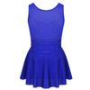 Aislor Kids Big Girls Sparkly Rhinestones Ballet Dance Gymnastic Leotard Tutu Dress Figure Ice Skating Active Dress Blue 12 Years view 2