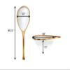 COLDWATER FLY FISHING - Premium Long Handle Hardwood Fishing Landing Net for Boats, Canoes, Rafts, 40" Overall view 2