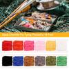 BBTO 12 Pieces Fly Tying Materials - 65.64 Yards Chenille DIY Fly Tying Thread Craft Fly Tying Tinsel for Streamers, Wooly Buggers, Nymphs view 4