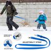 Odoland Kids Ski Snowboard Training Harness Toddler Skiing Harness with Removable Leash Speed Control Teaching for Beginners, Blue view 3