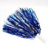 baotongle 12 PCS Cheerleading Squad Spirited Fun Poms Pompoms Cheer Costume Accessory for Party Dance Sports (Slivery Blue) view 1
