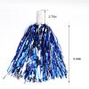 baotongle 12 PCS Cheerleading Squad Spirited Fun Poms Pompoms Cheer Costume Accessory for Party Dance Sports (Slivery Blue) view 2
