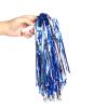 baotongle 12 PCS Cheerleading Squad Spirited Fun Poms Pompoms Cheer Costume Accessory for Party Dance Sports (Slivery Blue) view 3