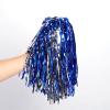 baotongle 12 PCS Cheerleading Squad Spirited Fun Poms Pompoms Cheer Costume Accessory for Party Dance Sports (Slivery Blue) view 4