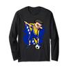 Dabbing Soccer Boy Bosnia Herzegovina Fans Jersey Bosnian Long Sleeve T-Shirt view 1