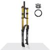 GXFWJD 26 27.5 29 Inch MTB Bike Suspension Fork Travel 135mm Downhill Fork Rebound Adjust Double Shoulder DH Air Straight 1-1/8 Ultralight Bicycle Shock Absorber Delivery from USA view 1