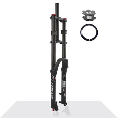 GXFWJD 26 27.5 29 Inch MTB Bike Suspension Fork Travel 135mm Downhill Fork Rebound Adjust Double Shoulder DH Air Straight 1-1/8 Ultralight Bicycle Shock Absorber Delivery from USA