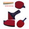 LINGOSHUN Table Tennis Bats,Beginner Ping Pong Paddle Set with Racket Case Perfect for Adults and Kids Indoor/Outdoor Activity / 2 Player Set/B view 3