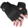 FIORETTO Fingerless Gloves, Airsoft Gloves, Half Finger Gloves for Driving, Cycling, Shooting, Hunting, Motorcycle, Climbing, Outdoor Work Black Large view 4