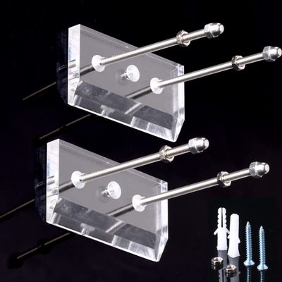 BUIYLV Skateboard Hanger 2 PCS Wall Mount Deck Rack for Skateboards Deck Display and Storage