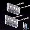 BUIYLV Skateboard Hanger 2 PCS Wall Mount Deck Rack for Skateboards Deck Display and Storage view 1