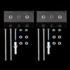 BUIYLV Skateboard Hanger 2 PCS Wall Mount Deck Rack for Skateboards Deck Display and Storage view 2