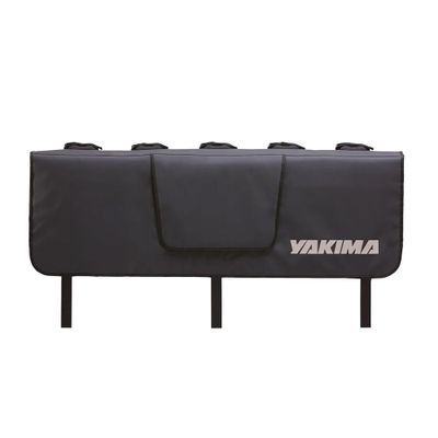 Yakima Gatekeeper Truck Bed Tailgate Pad for Bike Transport, Bicycle Rack Pad with Soft Felt Backing, Cradles, and Buckles for 6 Bikes, Black