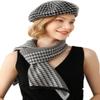 DAISHA Super Warm Cashmere Berets Hats Scarf,Noble Gift for Mother's Day,Anniversary,Christmas,New Year,Birthday. view 1