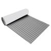 Fetcoi EVA Foam Boat Decking Sheet,Non-Skid Self-Adhesive for Marine Yacht RV Swimming Pool Garden,94.5"x 35.4"Boat Flooring Decking (Gray+Black) view 1
