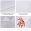 BASSDASH UPF 50+ Mens Long Sleeve Fishing Shirt with Mask UV Neck Gaiter Hoodie White view 4