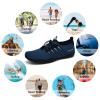 Racqua Swim Pool Water Shoes Quick Dry Aqua Sport Shoes Beach Surf Diving Walking Shoes for Men Women Navy 14 Women/13 Men view 2