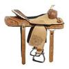 Y&Z Leather Western Barrel Racing Horse Saddle Headstall Breast Collar and Reins 14"-18""'' (16" Inches Seat) view 1