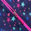BINPAW Girls Lightweight Softshell Windbreaker Jacket Cartoon Printting Hooded Outerwear, Purple star, 10-12 Years/Tag 150 view 3