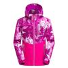 BINPAW Girls Lightweight Softshell Windbreaker Jacket Cartoon Printting Hooded Outerwear, Pink tie dye, 8-9 Years/Tag 140 view 2