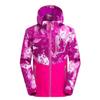 BINPAW Girls Lightweight Softshell Windbreaker Jacket Cartoon Printting Hooded Outerwear, Pink tie dye, 7-8 Years/Tag 130 view 2