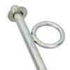 AB Tools Heavy Canal Mooring Iron Peg Full Ring Galvanised Pin Cleat Anchor River Boat view 2