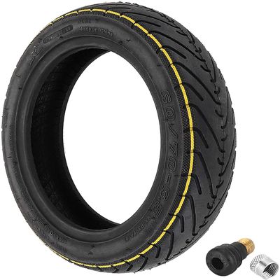 YBang 60/70-6.5 tubeless tire with valve for Segway Ninebot Max G30 / G30P / G30LP electric scooter solid rubber tires 10-inch anti-slip explosion-proof tires (1 Pce)