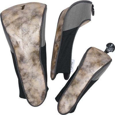 Glove It Golf Club Covers for Women, Set of 3 Numbered Ladies Golf Head Covers for Hybrid, Wood & Driver Clubs, Extra Protection, Luxe
