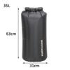 1 PCS Floating Waterproof Dry Bag, 3L/5L/10L/20L/35L Lightweight Waterproof Bag Drybag Sack for Beach, Fishing, Kayaking, Boating, Hiking, Camping (Black,35L) view 2