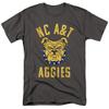 North Carolina A&T State University Official Aggies Logo Unisex Adult T Shirt,Charcoal, 5X-Large view 1