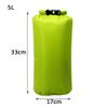 1 PCS Floating Waterproof Dry Bag, 3L/5L/10L/20L/35L Lightweight Waterproof Bag Drybag Sack for Beach, Fishing, Kayaking, Boating, Hiking, Camping (Green,5L) view 2