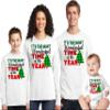It's The Most Wonderful Time of The Year Christmas Matching Family Toddler Girl Boy Long Sleeve Shirt White view 2