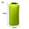 1 PCS Floating Waterproof Dry Bag, 3L/5L/10L/20L/35L Lightweight Waterproof Bag Drybag Sack for Beach, Fishing, Kayaking, Boating, Hiking, Camping (Green,20L) view 2