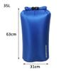 1 PCS Floating Waterproof Dry Bag, 3L/5L/10L/20L/35L Lightweight Waterproof Bag Drybag Sack for Beach, Fishing, Kayaking, Boating, Hiking, Camping (Blue,35L) view 2