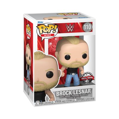 Funko Pop WWE: Brock Lesnar - Amazon Exclusive - Collectable Vinyl Figure - Gift Idea - Official Merchandise - Toys for Kids & Adults - Sports Fans - Model Figure for Collectors and Display