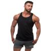 Jed North Men's Quick Dry Microfiber Bodybuilding Stringer Tank Top Y-Back Racerback,Black,XXX-Large view 1