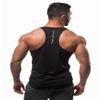 Jed North Men's Quick Dry Microfiber Bodybuilding Stringer Tank Top Y-Back Racerback,Black,XXX-Large view 2