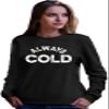 Go All Out XX-Large Black Adult Always Cold Funny But True Sweatshirt Crewneck view 1