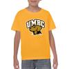 UGP Campus Apparel YS03 - UMBC Retrievers Arch Logo Youth T Shirt - Large - Gold view 2